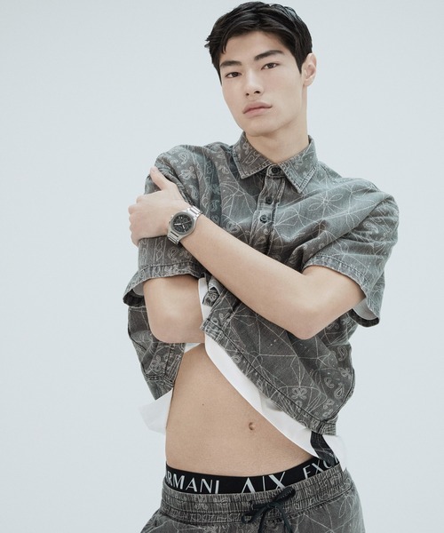 ARMANI EXCHANGE シャツ 「A|X アルマーニ エクスチェンジ」ペイズリー