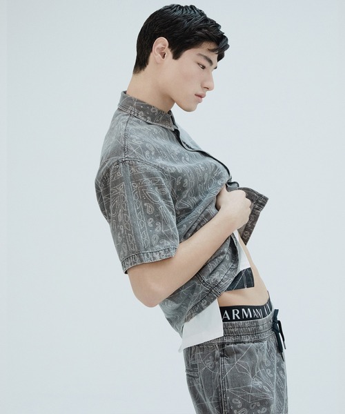 ARMANI EXCHANGE シャツ 「A|X アルマーニ エクスチェンジ」ペイズリー
