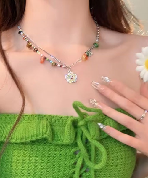 TONE SELECT GOODS ネックレス 「urge select」Y2K カラフル ビーズ