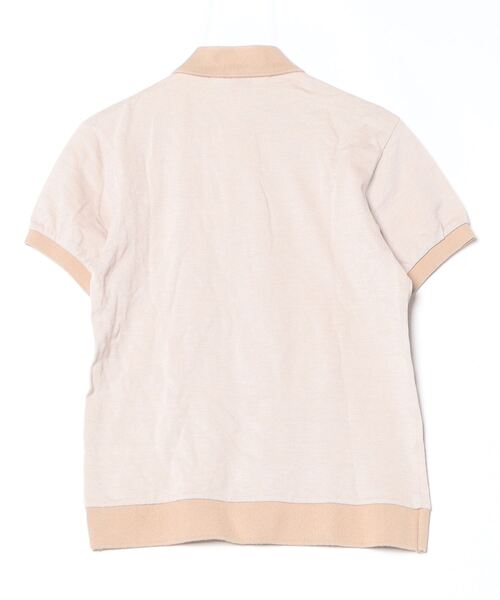 LACOSTE 「LACOSTE」 刺繍半袖ポロシャツ「exclusive edition