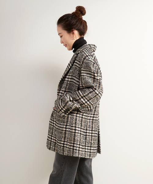 【Simplicite】ツイードジャケット B.C STOCK（ベーセーストック） 「Simplicite」ツイードジャケット
