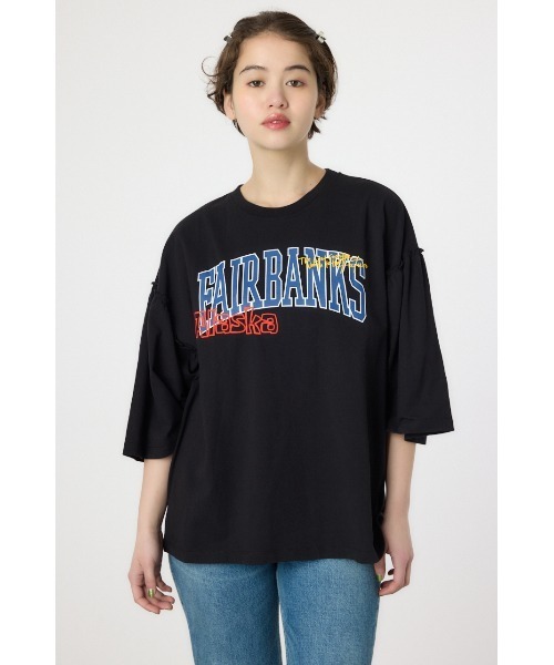 Theory オレンジ フリル袖 Tシャツ Sサイズ RODEO CROWNS WIDE BOWL tシャツ アソートグラフィックフリル袖
