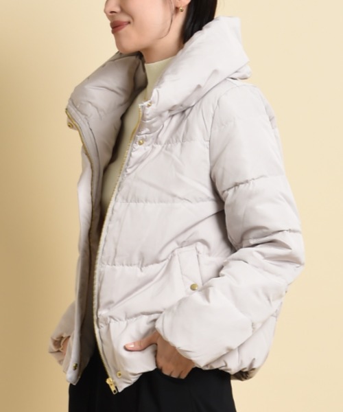「INTERPLANET」 ダウンジャケット FREE ベージュ レディース_画像6