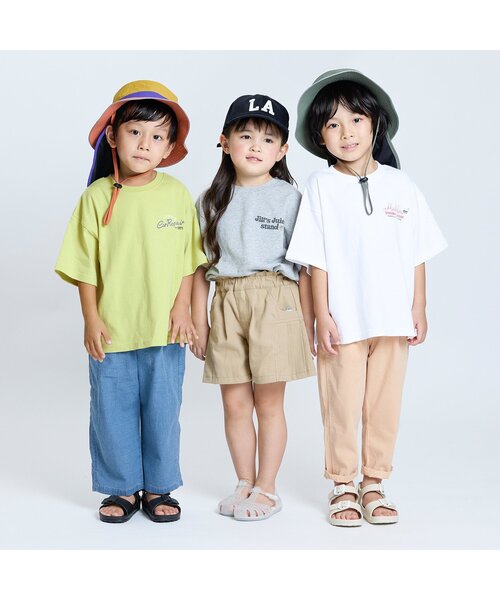 F.O.KIDS tシャツ 6色6柄バックプリント半袖Tシャツ_80〜160cm
