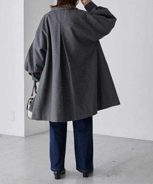 「BONLECILL」 チェスターコート FREE チャコール レディース_画像5