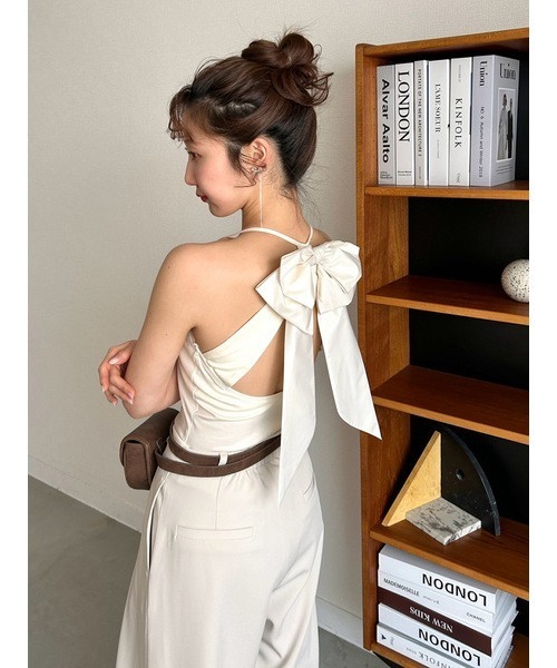 LILY BROWN Lingerie」バックリボンボディスーツ