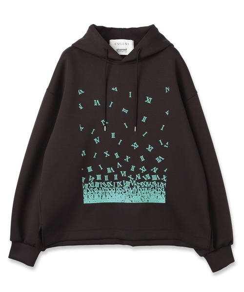 【未使用品】SHAREEF×CULLNI STUDIOUS別注　コラボパーカー 希少】CULLNI×SHAREEF×STUDIOUS コラボパーカー リンゴ 時計