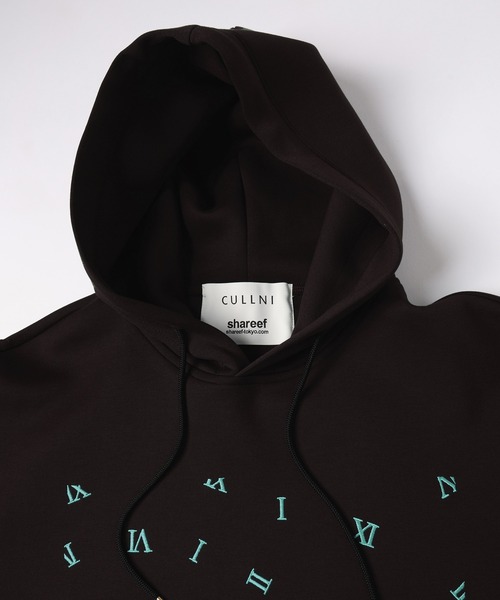 【未使用品】SHAREEF×CULLNI STUDIOUS別注　コラボパーカー 希少】CULLNI×SHAREEF×STUDIOUS コラボパーカー リンゴ 時計