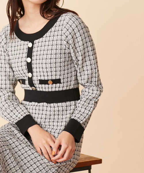 「JILL by JILL STUART」 長袖ワンピース FREE ベージュ レディース_画像9