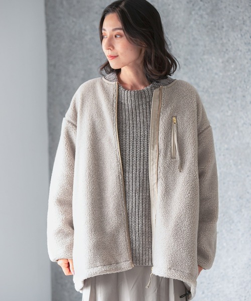 「LEPSIM」 ブルゾン FREE カーキ レディース_画像5