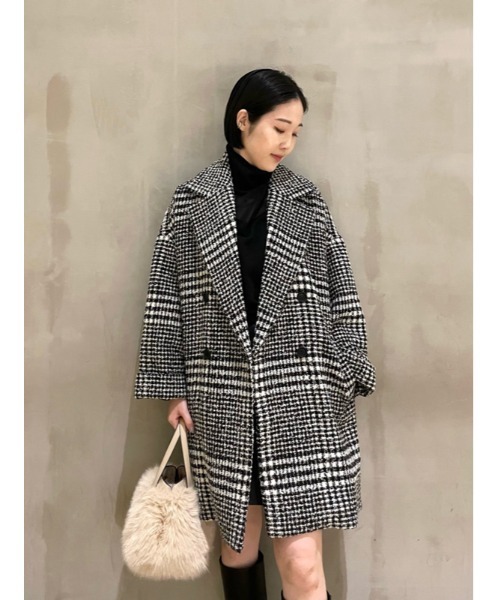 専用 Mila Owen オーバーサイズ チェスターコート アウター ジャケット Mila Owen（ミラオーウェン） チェスターコート FREE ブラック