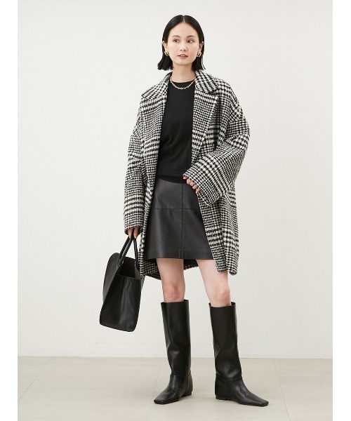 Mila Owen（ミラオーウェン） チェスターコート FREE ブラック