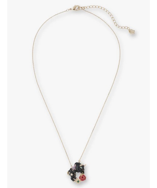 ANNA SUI 牛ネックレス ANNA SUI（アナスイ）の「牛モチーフ ネックレス（ネックレス