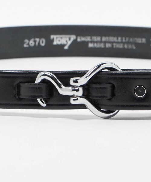 【25】steven alan レザーベルト Steven Alan＞レザー スライド バックル ベルト
