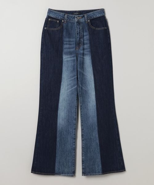 JEANASIS ジーンズ デニム デニムパンツ リメイクライクフレア
