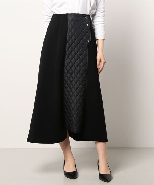 DouDou（ドゥドゥ） フレアスカート FREE ブラック レディース