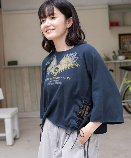 にこ niko and… 「niko and」 スウェットカットソー SHORT