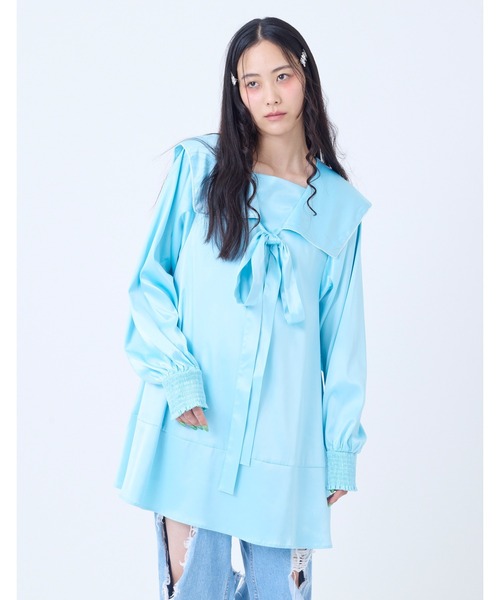 little Suzie  High-neck Sailor Tops未使用 little $uzie - 【専用】little suzie high neck Sailor Tops の通販