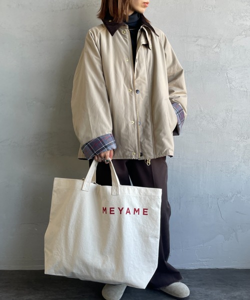❤️美品、トートバッグ❤️ MEYAME トートバッグ 「MEYAME/メヤメ」 キャンバス ビック 2WAY