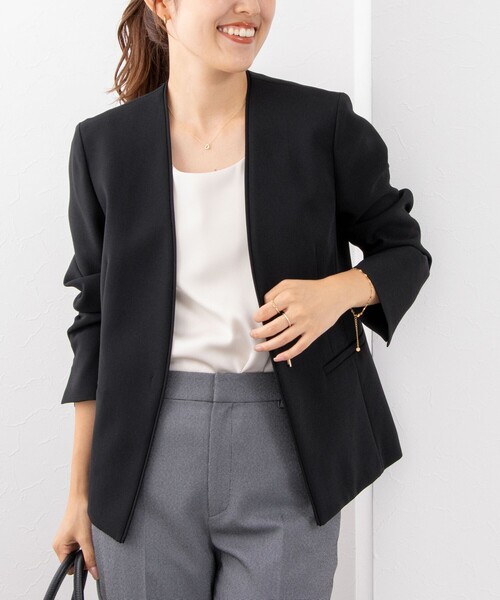 NOLLEY'S Sophi（ノーリーズソフィー） ノーカラージャケット 38