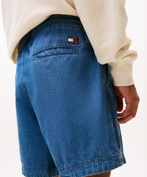 TOMMY JEANS パンツ リップストップビーチショートパンツ メンズ