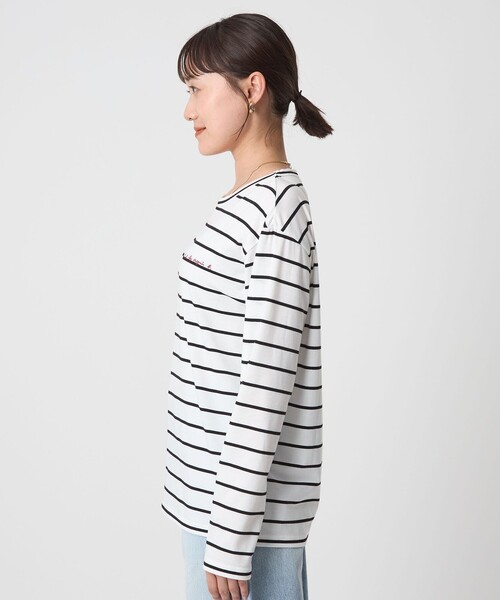 トップス archive agnes b. border long sleeve tee トップス archive agnes b. border long sleeve tee ボーダーT