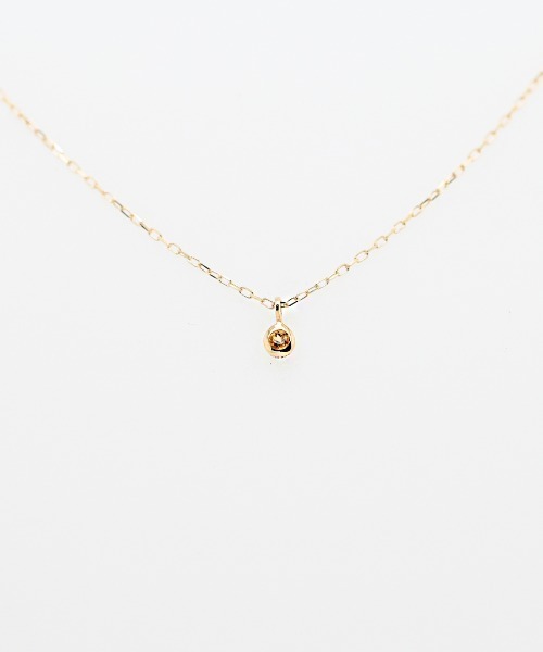 sowi ネックレス K10 誕生石 シンプル ネックレス レディース