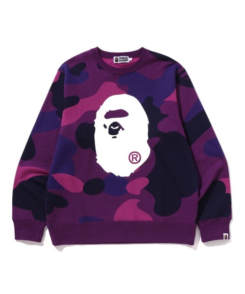 A BATHING APE トレーナー スウェット MEGA COLOR CAMO BIG HEAD