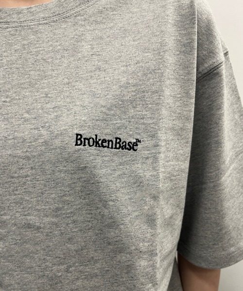 「BROKEN BASE」 半袖Tシャツ LARGE オフホワイト メンズ