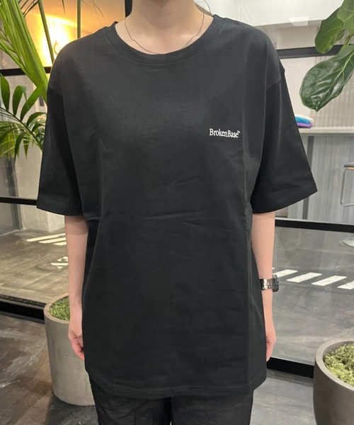 「BROKEN BASE」 半袖Tシャツ LARGE オフホワイト メンズ