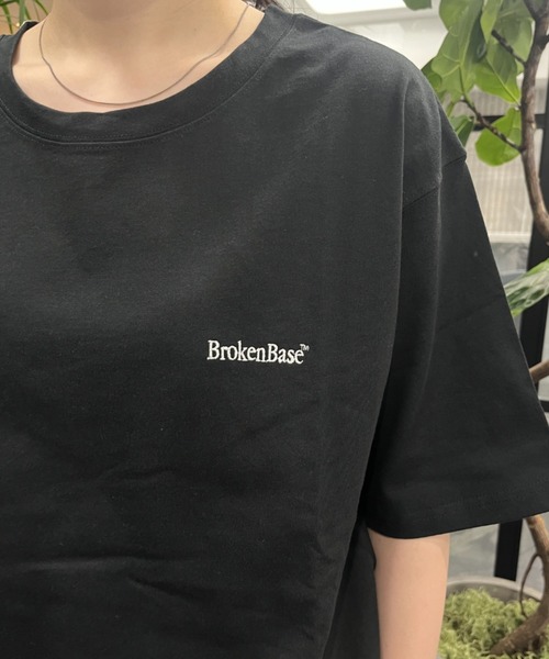 「BROKEN BASE」 半袖Tシャツ LARGE オフホワイト メンズ