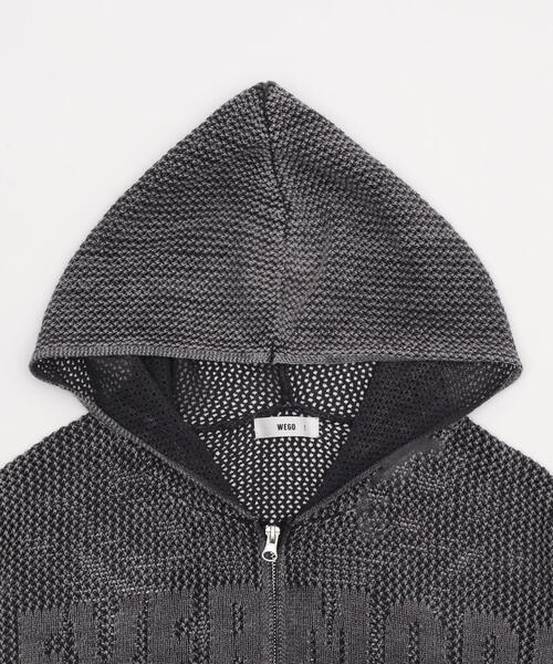 WEGO（ウィゴー） パーカー WEGO/ヴィンテージウォッシュメッシュ