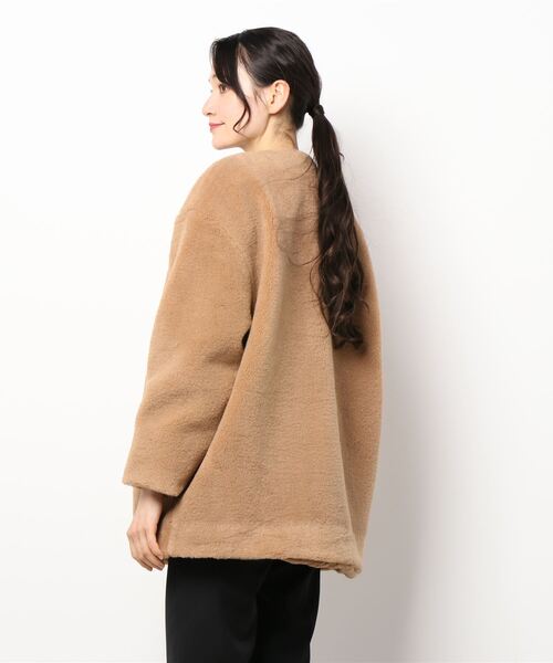 Samansa Mos2（サマンサモスモス） ノーカラーコート フリ- キナリ