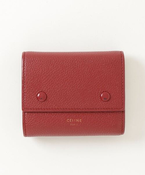 CELINE赤財布 CELINE 「CELINE」 財布 - レッド レディース : ZOZOTOWN Yahoo