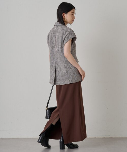 Loungedress ベスト ジレ キャップスリーブWジレ レディース
