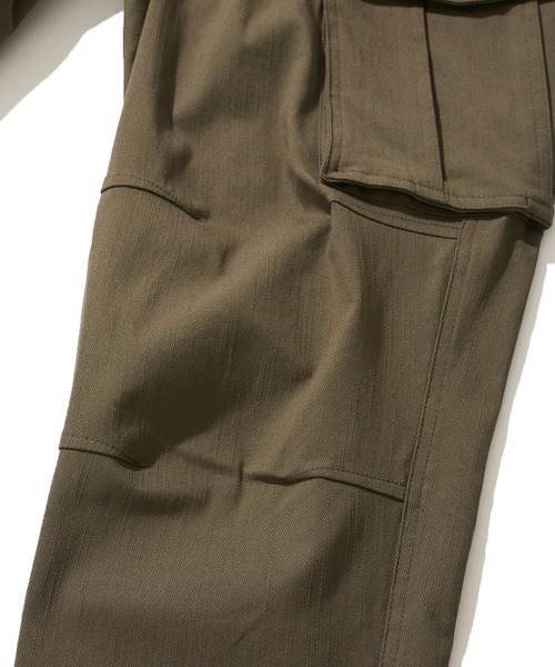 【希少】TETE HOMME テットオム カーゴパンツ フレア ポケット ベルト 希少】TETE HOMME テットオム カーゴパンツ フレア ポケット ベルト