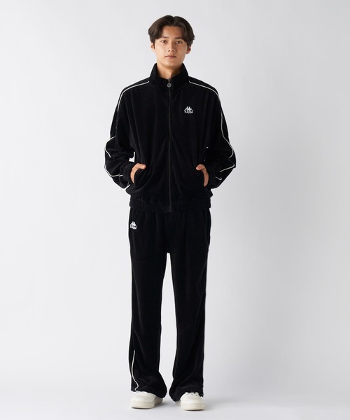 Kappa（カッパ） コート ジャケット ベロアトラックジャケット メンズ