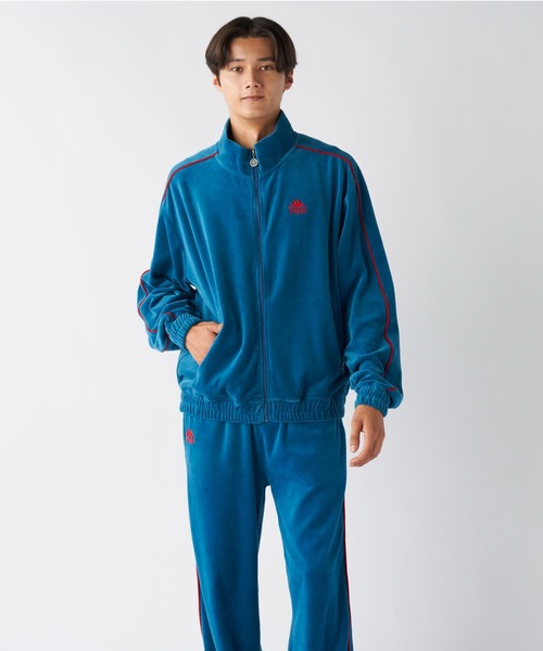 Kappa（カッパ） コート ジャケット ベロアトラックジャケット メンズ