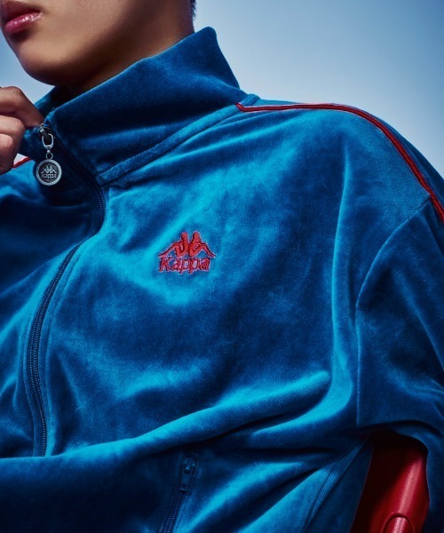 Kappa（カッパ） コート ジャケット ベロアトラックジャケット メンズ