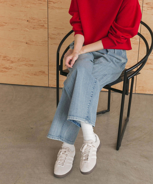 「URBAN RESEARCH DOORS」 加工デニムパンツ SMALL ライトインディゴブルー レディース_画像8
