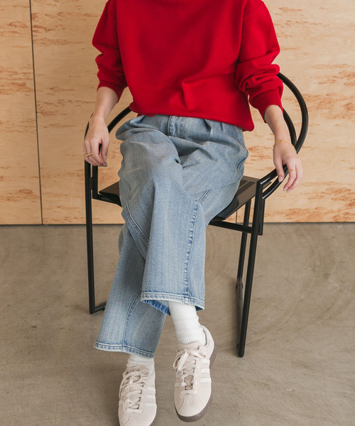 「URBAN RESEARCH DOORS」 加工デニムパンツ SMALL ライトインディゴブルー レディース_画像9