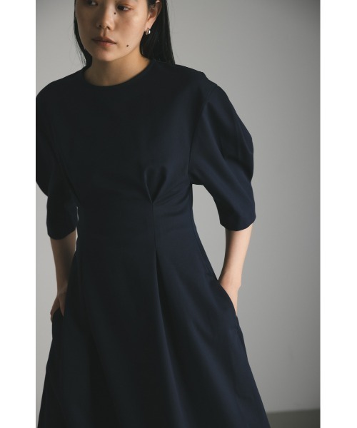 「STYLEMIXER」 7分袖ワンピース SMALL ダークネイビー レディース_画像6