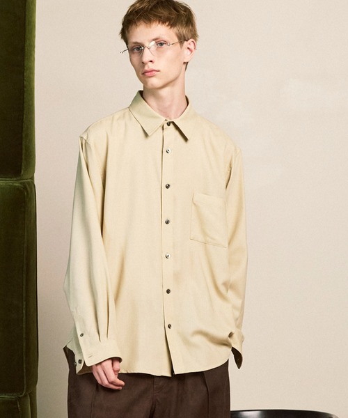 MAISON SPECIAL（メゾンスペシャル） シャツ 「UNISEX」Wool Like