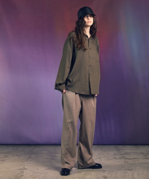 MAISON SPECIAL（メゾンスペシャル） シャツ 「UNISEX」Wool Like