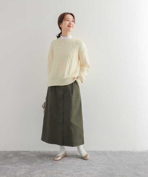 「URBAN RESEARCH DOORS」 長袖カットソー MEDIUM チャコールグレー レディース