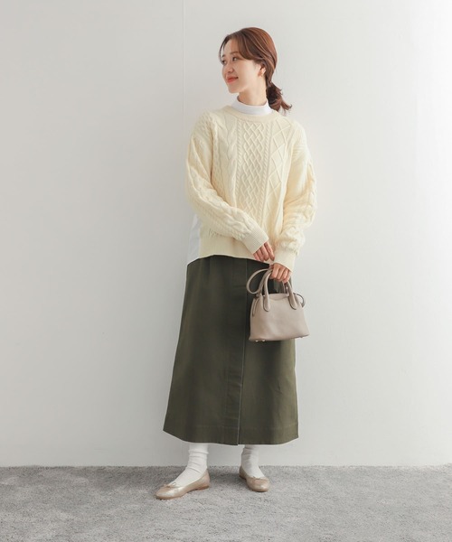 「URBAN RESEARCH DOORS」 長袖カットソー MEDIUM チャコールグレー レディース