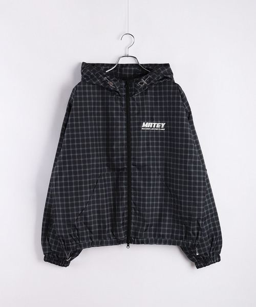 WESTSEA（ウエストシー） ブルゾン アウター 総チェック柄 フード付