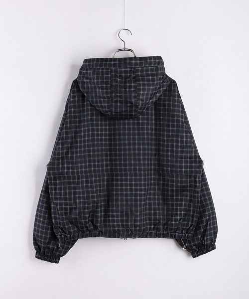 WESTSEA（ウエストシー） ブルゾン アウター 総チェック柄 フード付