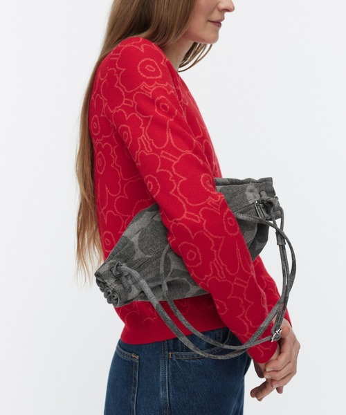 【11/3まで限定値下げ】マリメッコ　Karla Denim ショルダーバッグ marimekko（マリメッコ） ショルダーバッグ バッグ 「ノベルティ付