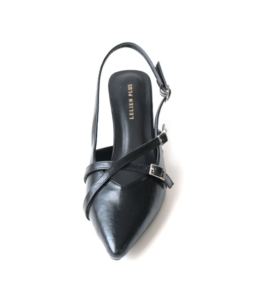 「AmiAmi」 「LELIEN PLUS」ヒールサンダル L ブラック レディース_画像5